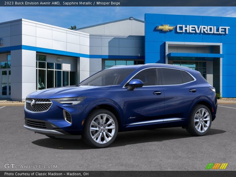 Sapphire Metallic / Whisper Beige 2023 Buick Envision Avenir AWD
