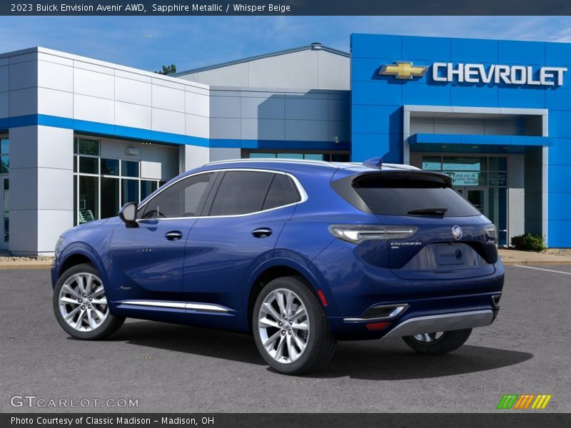 Sapphire Metallic / Whisper Beige 2023 Buick Envision Avenir AWD