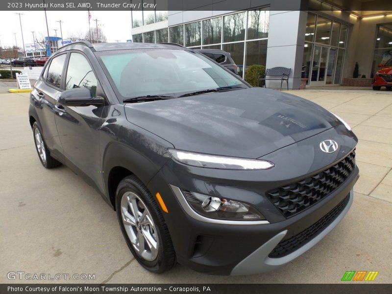 Thunder Gray / Gray 2023 Hyundai Kona SEL AWD