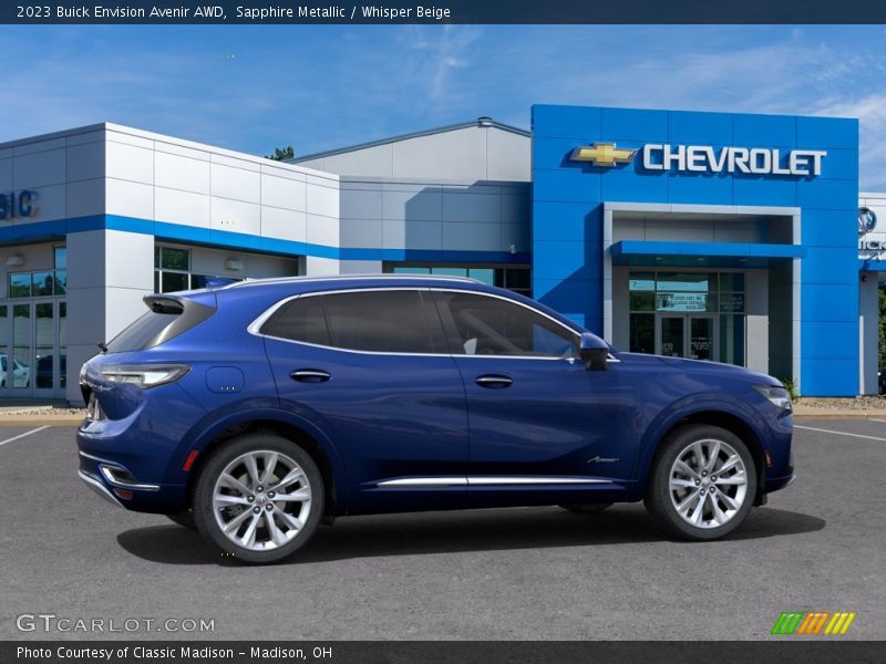 Sapphire Metallic / Whisper Beige 2023 Buick Envision Avenir AWD