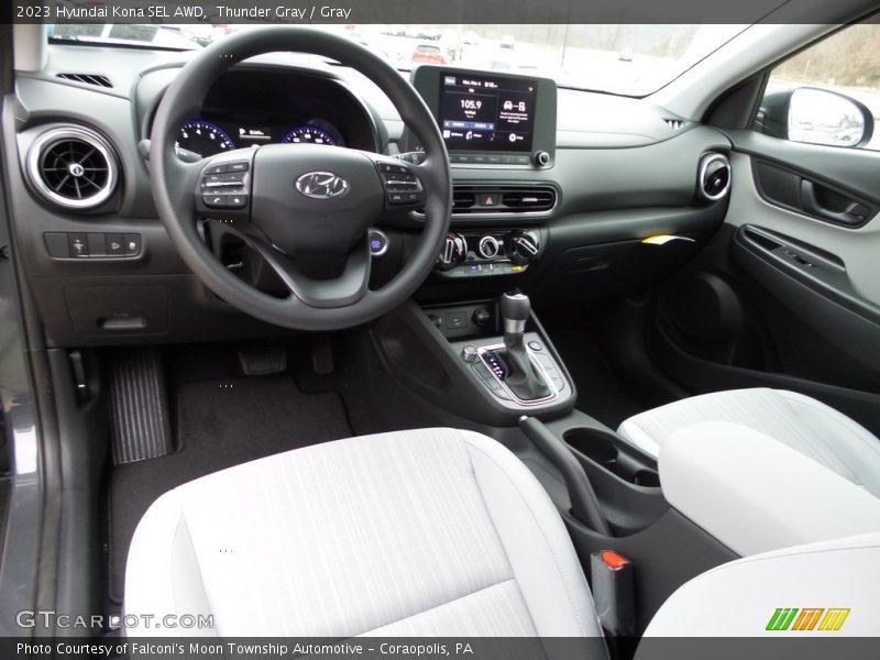 Thunder Gray / Gray 2023 Hyundai Kona SEL AWD