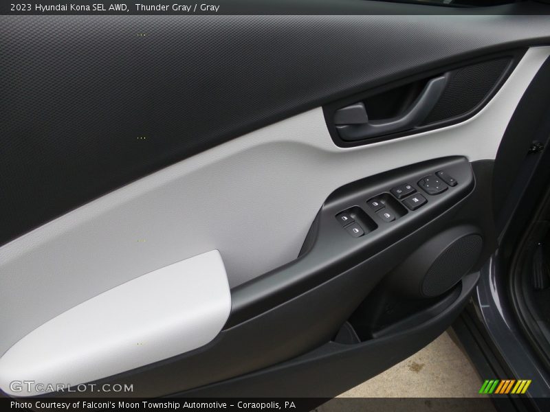 Thunder Gray / Gray 2023 Hyundai Kona SEL AWD