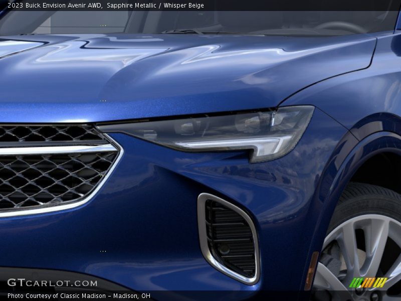 Sapphire Metallic / Whisper Beige 2023 Buick Envision Avenir AWD