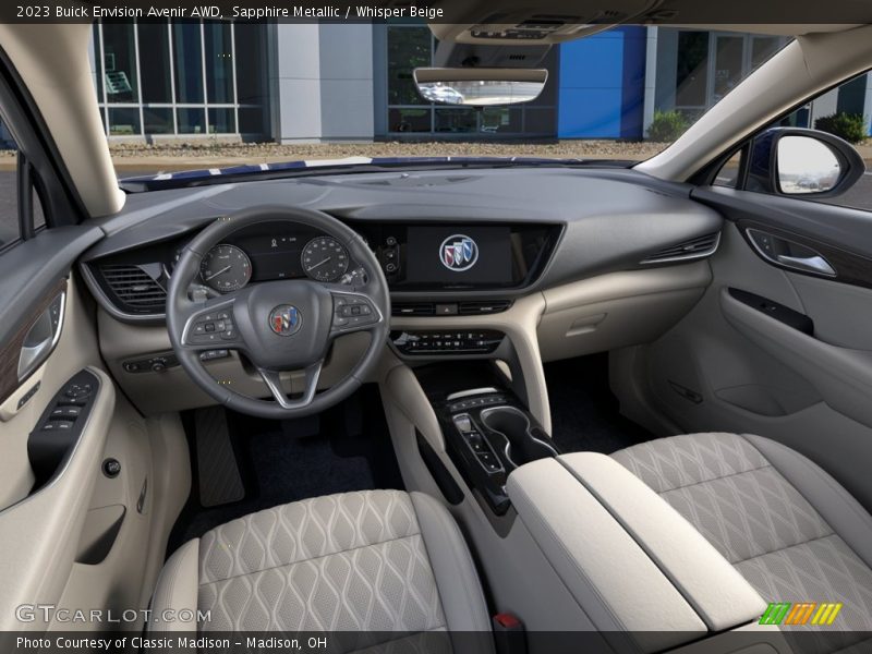 Sapphire Metallic / Whisper Beige 2023 Buick Envision Avenir AWD