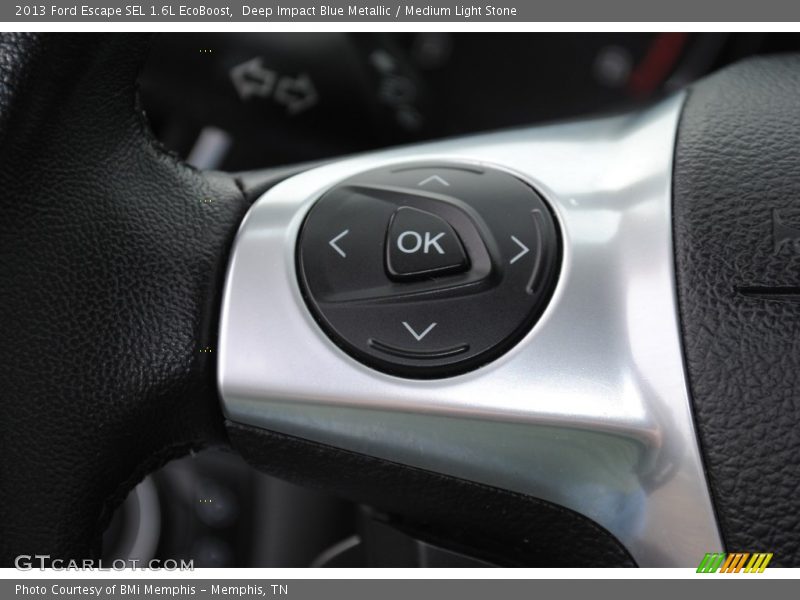 Deep Impact Blue Metallic / Medium Light Stone 2013 Ford Escape SEL 1.6L EcoBoost