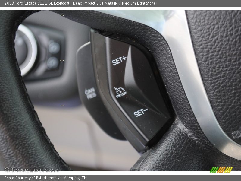 Deep Impact Blue Metallic / Medium Light Stone 2013 Ford Escape SEL 1.6L EcoBoost