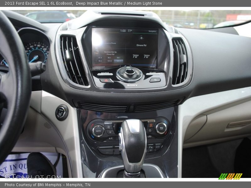 Deep Impact Blue Metallic / Medium Light Stone 2013 Ford Escape SEL 1.6L EcoBoost