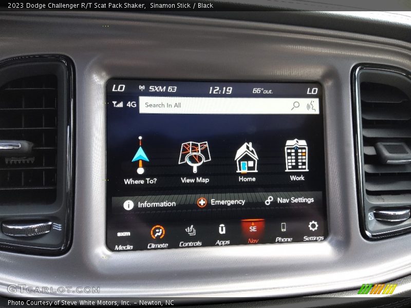 Sinamon Stick / Black 2023 Dodge Challenger R/T Scat Pack Shaker