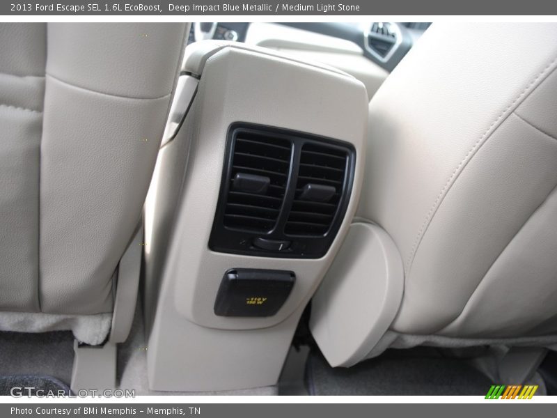 Deep Impact Blue Metallic / Medium Light Stone 2013 Ford Escape SEL 1.6L EcoBoost