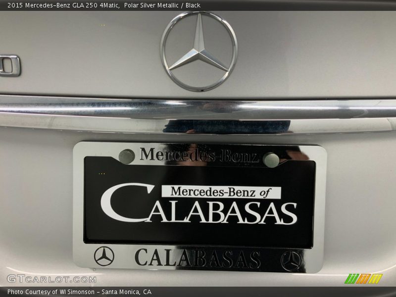 Polar Silver Metallic / Black 2015 Mercedes-Benz GLA 250 4Matic