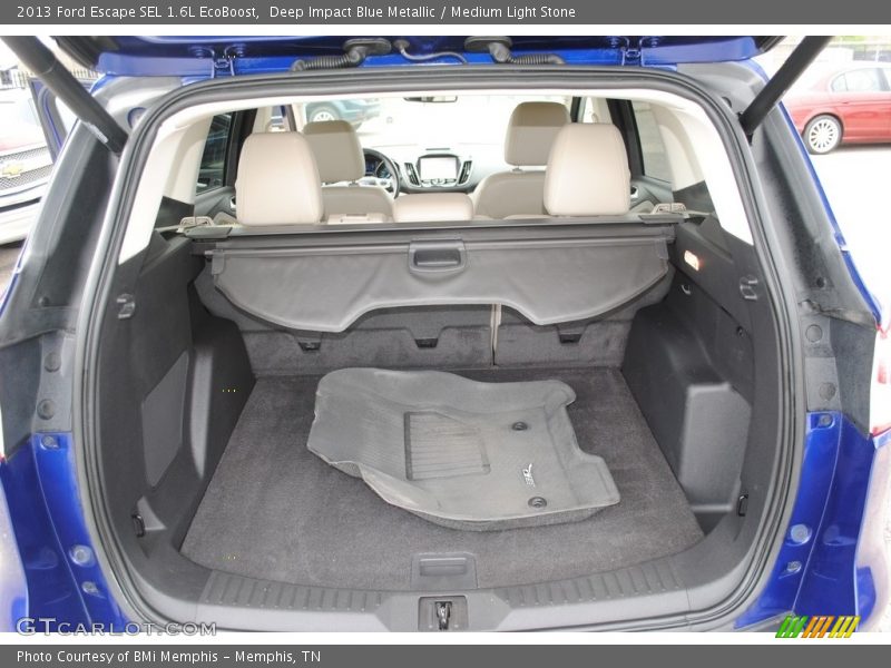 Deep Impact Blue Metallic / Medium Light Stone 2013 Ford Escape SEL 1.6L EcoBoost