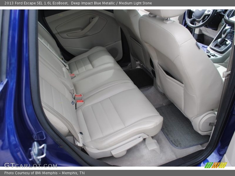 Deep Impact Blue Metallic / Medium Light Stone 2013 Ford Escape SEL 1.6L EcoBoost