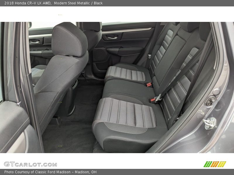 Modern Steel Metallic / Black 2018 Honda CR-V LX AWD