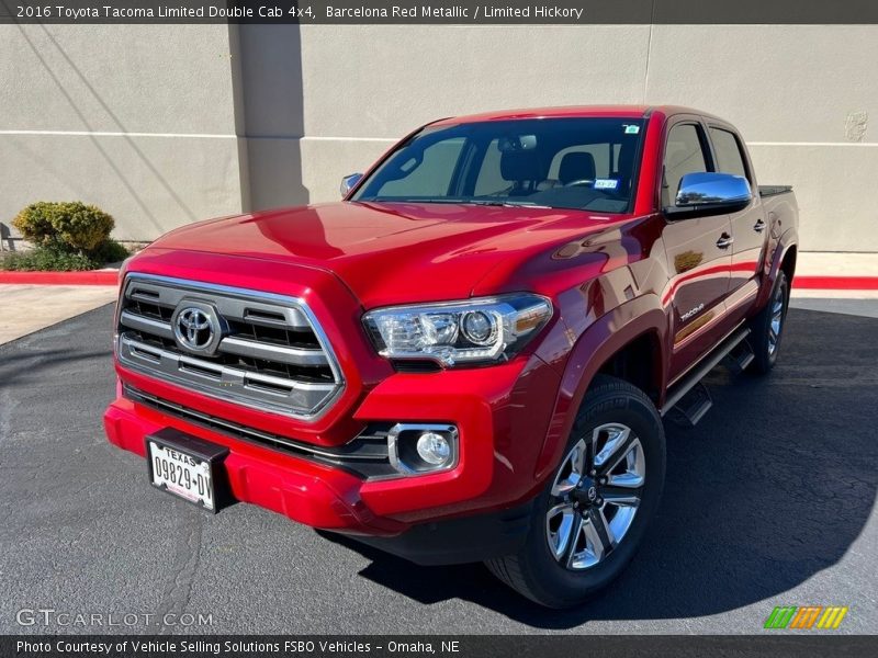  2016 Tacoma Limited Double Cab 4x4 Barcelona Red Metallic