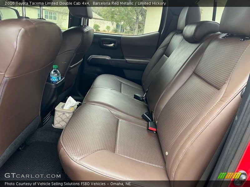 Rear Seat of 2016 Tacoma Limited Double Cab 4x4