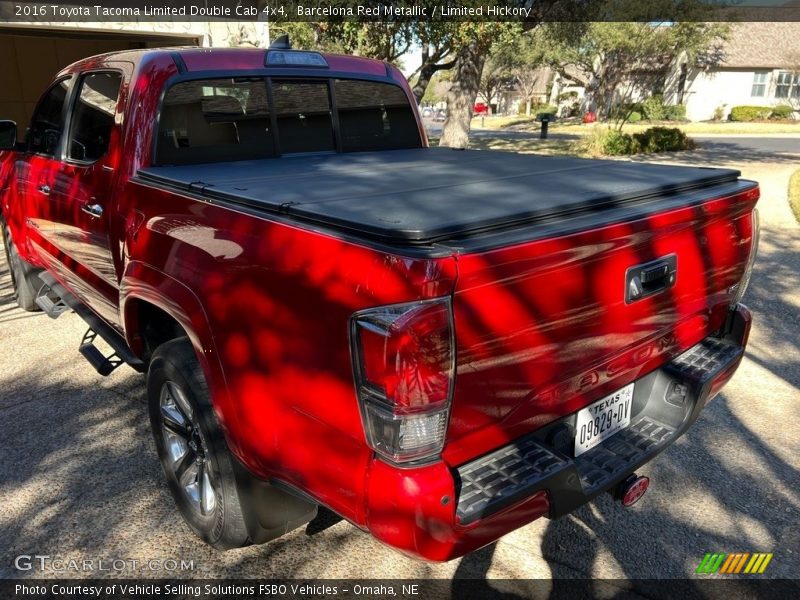 Barcelona Red Metallic / Limited Hickory 2016 Toyota Tacoma Limited Double Cab 4x4