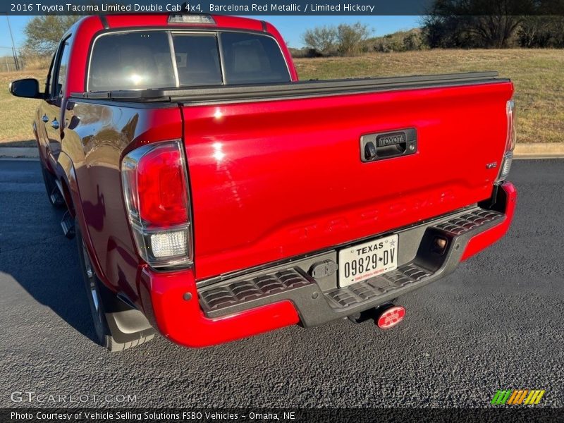 Barcelona Red Metallic / Limited Hickory 2016 Toyota Tacoma Limited Double Cab 4x4