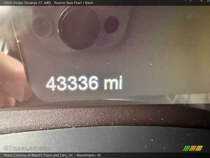 Reactor Blue Pearl / Black 2020 Dodge Durango GT AWD