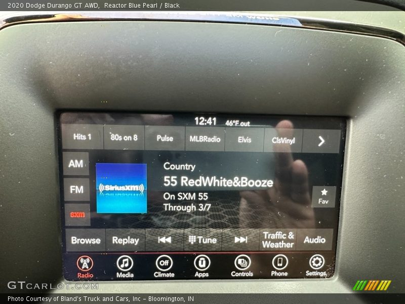 Reactor Blue Pearl / Black 2020 Dodge Durango GT AWD