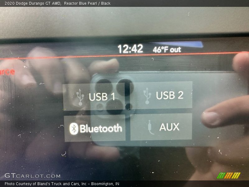 Reactor Blue Pearl / Black 2020 Dodge Durango GT AWD