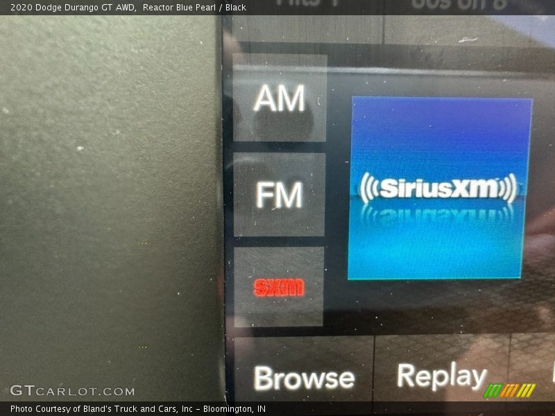 Reactor Blue Pearl / Black 2020 Dodge Durango GT AWD