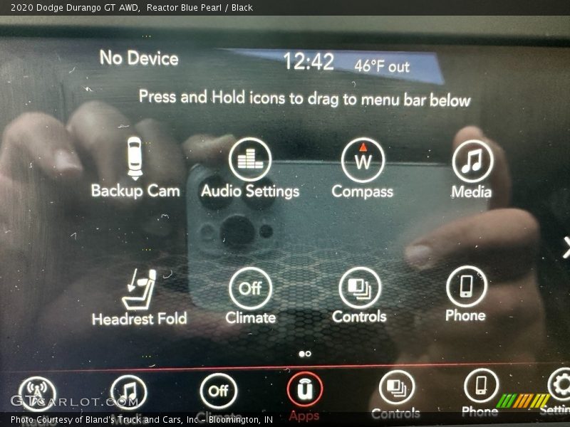 Reactor Blue Pearl / Black 2020 Dodge Durango GT AWD