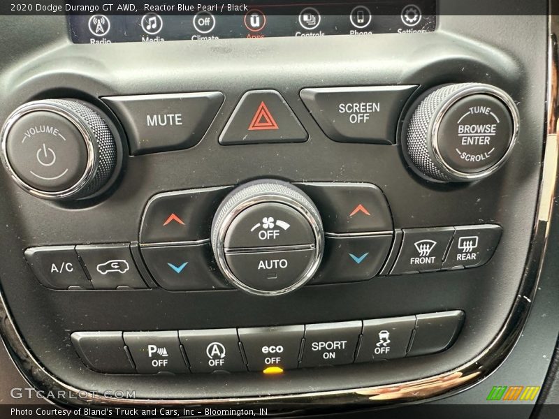 Reactor Blue Pearl / Black 2020 Dodge Durango GT AWD