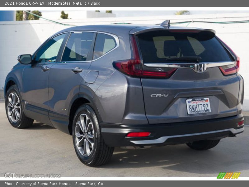 Modern Steel Metallic / Black 2021 Honda CR-V EX