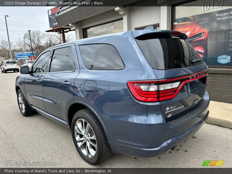 Reactor Blue Pearl / Black 2020 Dodge Durango GT AWD