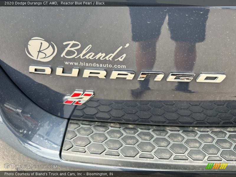 Reactor Blue Pearl / Black 2020 Dodge Durango GT AWD