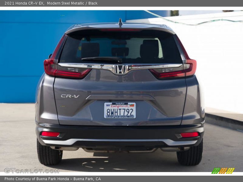 Modern Steel Metallic / Black 2021 Honda CR-V EX