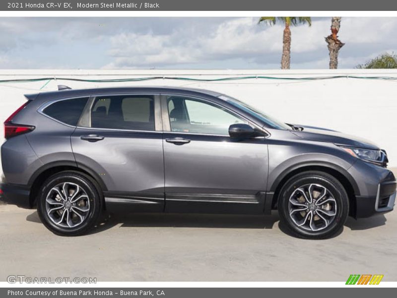 Modern Steel Metallic / Black 2021 Honda CR-V EX
