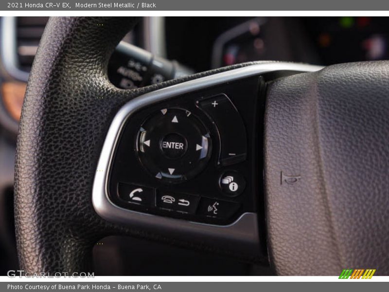 Modern Steel Metallic / Black 2021 Honda CR-V EX