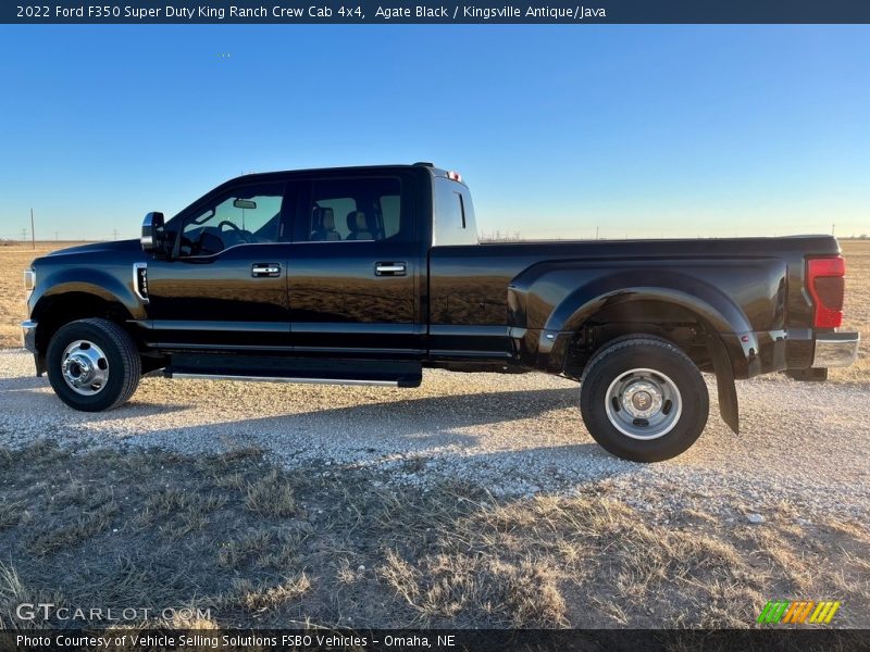 Agate Black / Kingsville Antique/Java 2022 Ford F350 Super Duty King Ranch Crew Cab 4x4