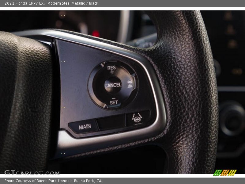 Modern Steel Metallic / Black 2021 Honda CR-V EX