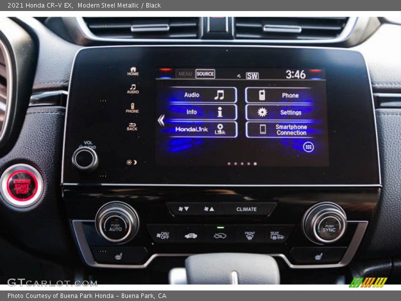 Modern Steel Metallic / Black 2021 Honda CR-V EX