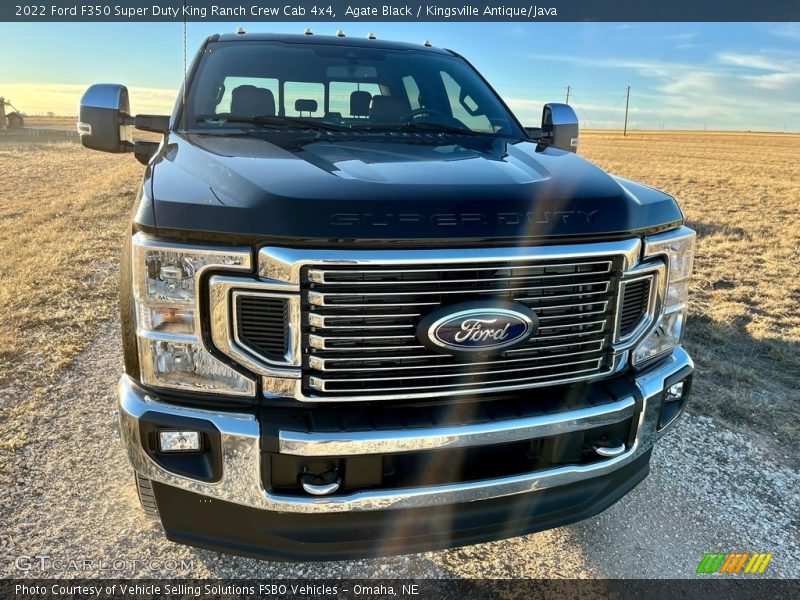  2022 F350 Super Duty King Ranch Crew Cab 4x4 Agate Black