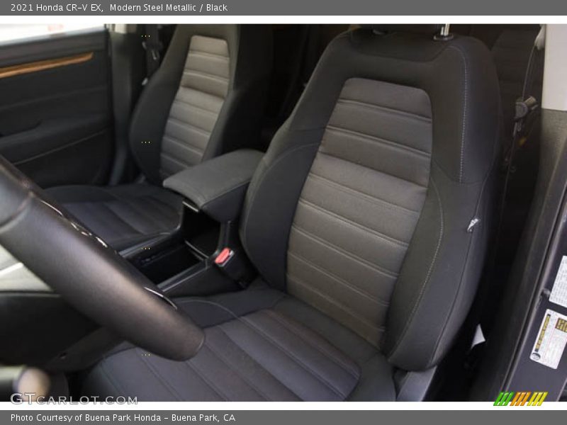 Modern Steel Metallic / Black 2021 Honda CR-V EX