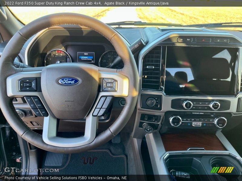 Dashboard of 2022 F350 Super Duty King Ranch Crew Cab 4x4