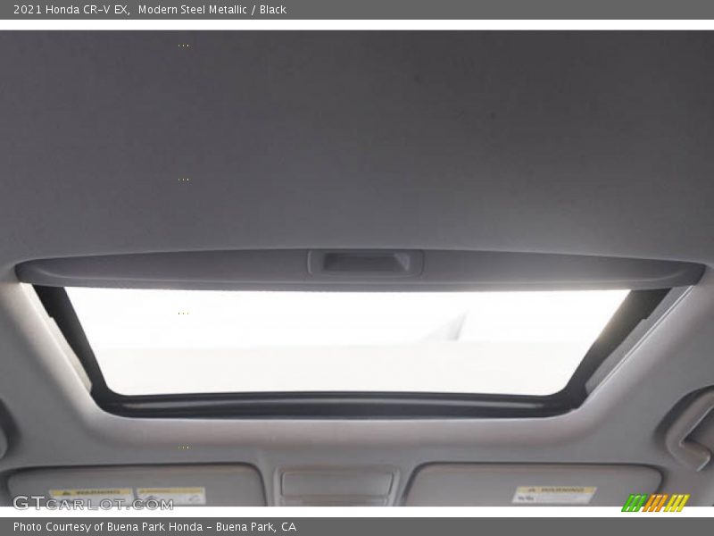 Modern Steel Metallic / Black 2021 Honda CR-V EX