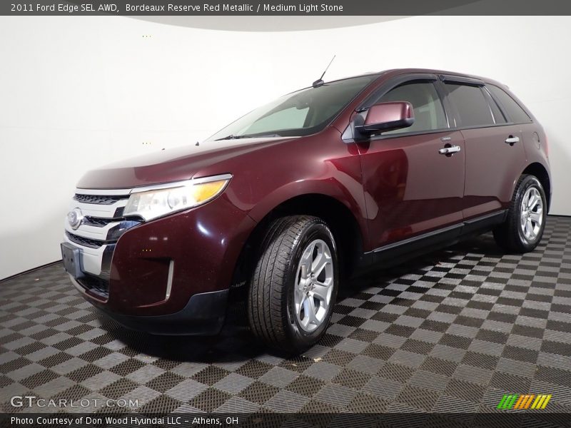 Bordeaux Reserve Red Metallic / Medium Light Stone 2011 Ford Edge SEL AWD