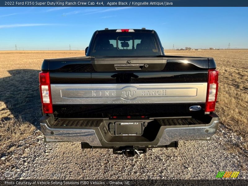 Agate Black / Kingsville Antique/Java 2022 Ford F350 Super Duty King Ranch Crew Cab 4x4