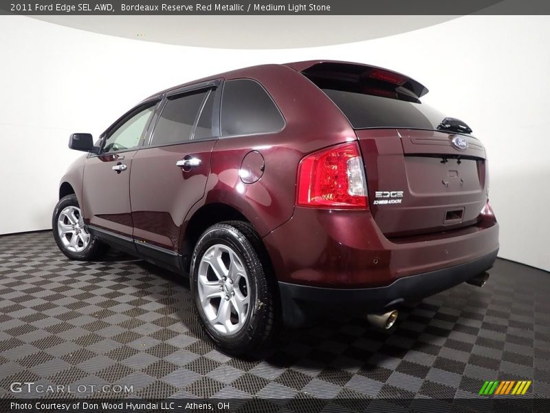 Bordeaux Reserve Red Metallic / Medium Light Stone 2011 Ford Edge SEL AWD