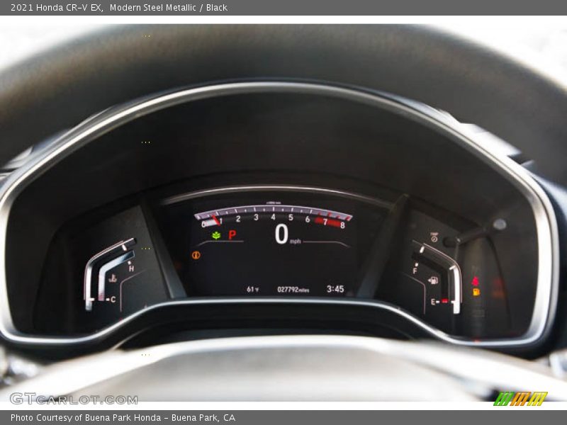 Modern Steel Metallic / Black 2021 Honda CR-V EX