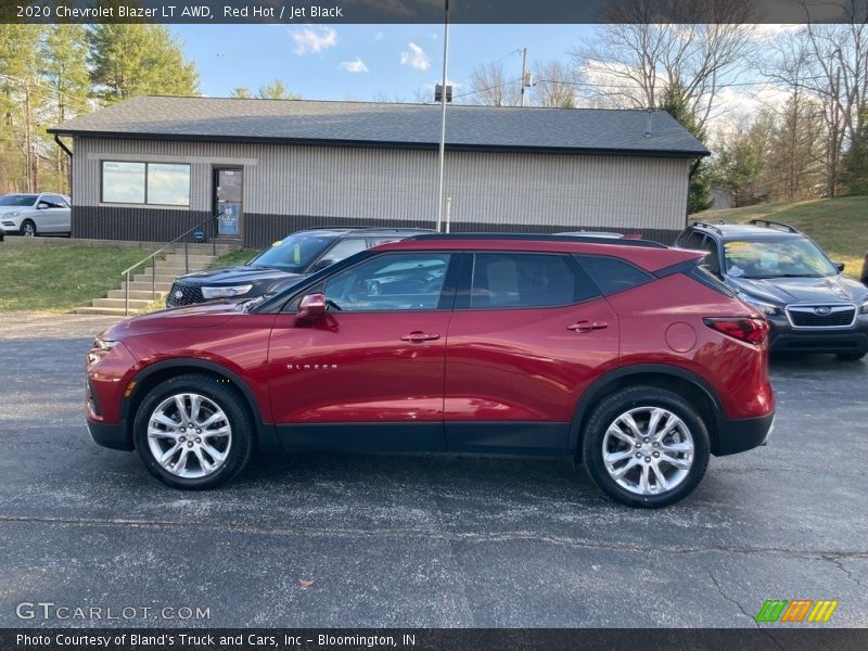 Red Hot / Jet Black 2020 Chevrolet Blazer LT AWD