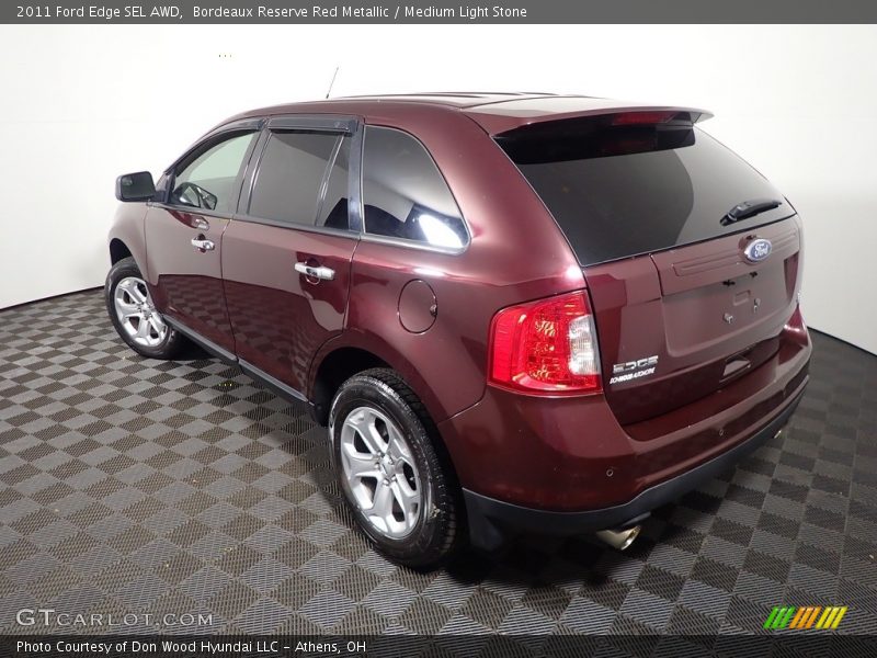 Bordeaux Reserve Red Metallic / Medium Light Stone 2011 Ford Edge SEL AWD