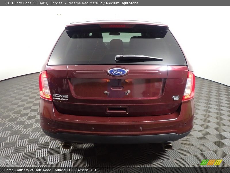 Bordeaux Reserve Red Metallic / Medium Light Stone 2011 Ford Edge SEL AWD