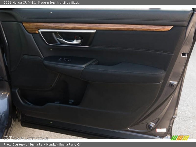 Modern Steel Metallic / Black 2021 Honda CR-V EX