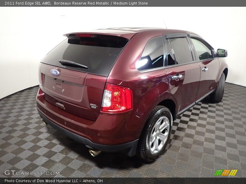 Bordeaux Reserve Red Metallic / Medium Light Stone 2011 Ford Edge SEL AWD