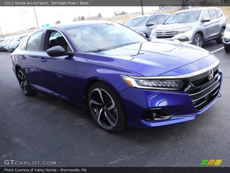 Still Night Pearl / Black 2021 Honda Accord Sport